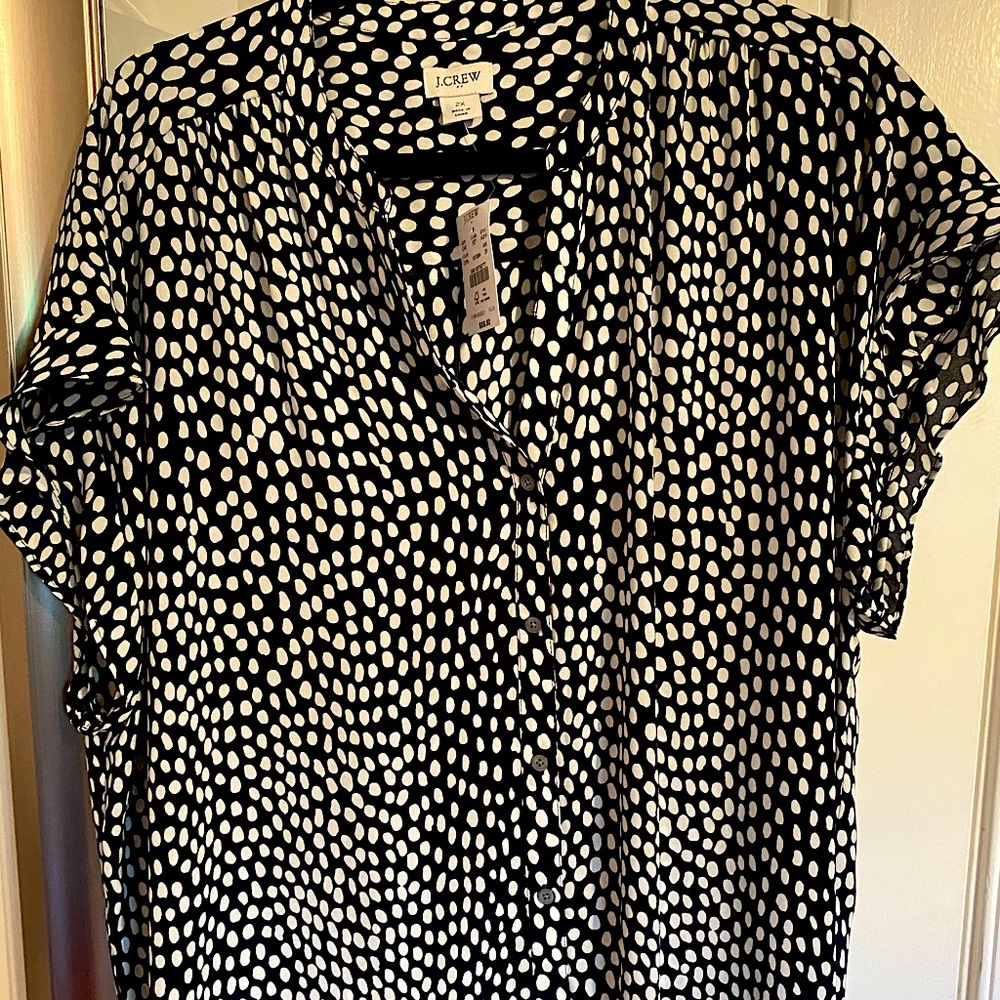 J. Crew 2x NWT blouse/shirt